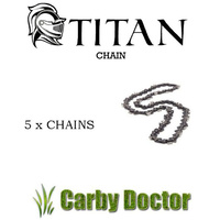 5 X TITAN CHAINSAW CHAIN 3/8LP .043 44DL 12” FOR STIHL POLESAWS HT70 HT75 HT101 HT131