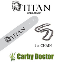 TITAN 16" BAR & CHAIN COMBO 3/8"LP .050 56DL FOR ROSS RGCS38CC CHAINSAWS